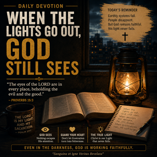 When the Lights Go Out, God Still See