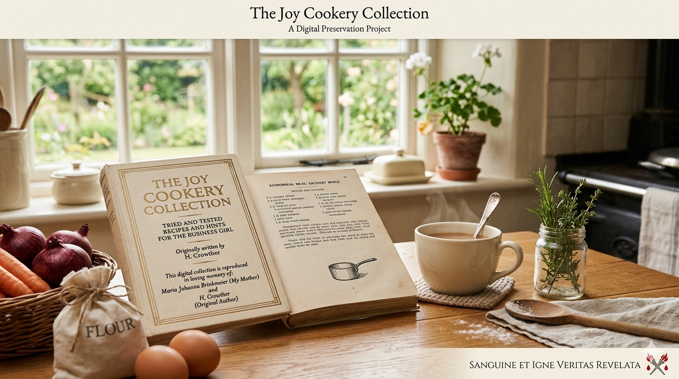 Preserving the Past, Cooking for the Future
